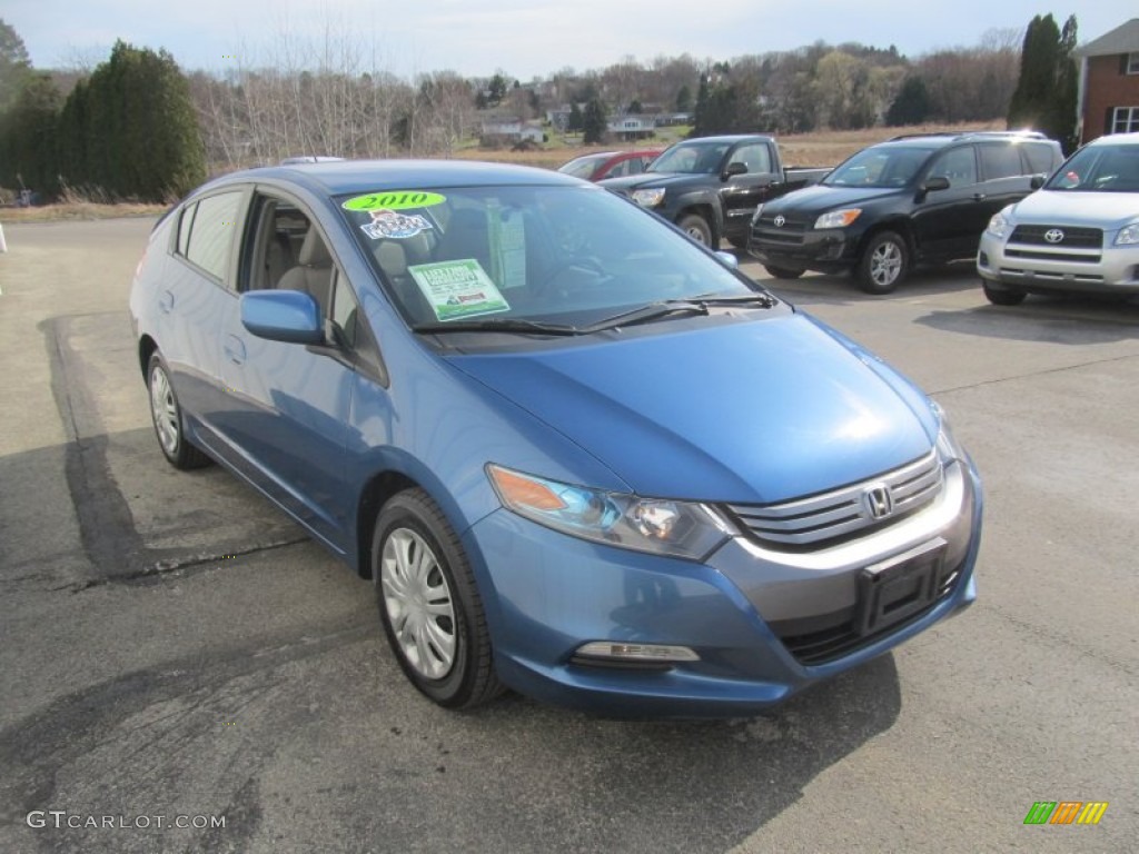 2010 Insight Hybrid LX - Atomic Blue Metallic / Gray photo #8