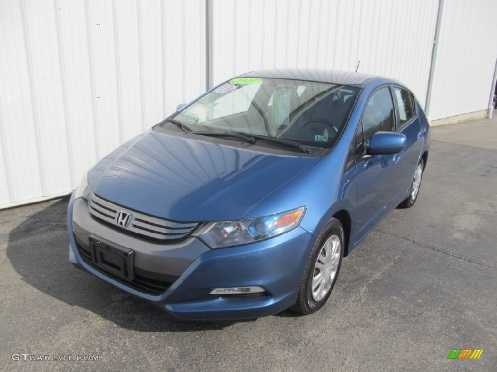 2010 Insight Hybrid LX - Atomic Blue Metallic / Gray photo #10