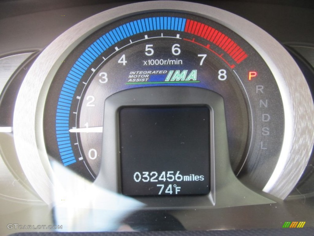 2010 Insight Hybrid LX - Atomic Blue Metallic / Gray photo #20