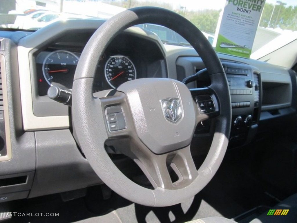 2012 Ram 1500 ST Crew Cab 4x4 - Black / Dark Slate Gray/Medium Graystone photo #15