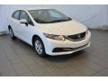 2014 White Orchid Pearl Honda Civic LX Sedan  photo #1