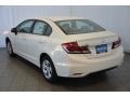 2014 White Orchid Pearl Honda Civic LX Sedan  photo #6