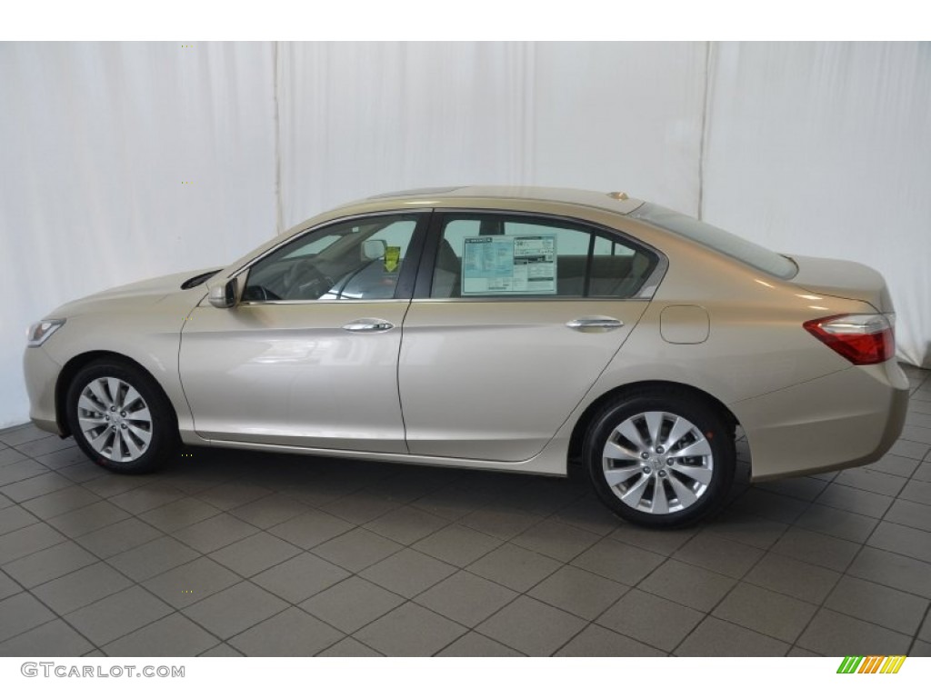 2014 Accord EX-L Sedan - Champagne Frost Pearl / Ivory photo #8