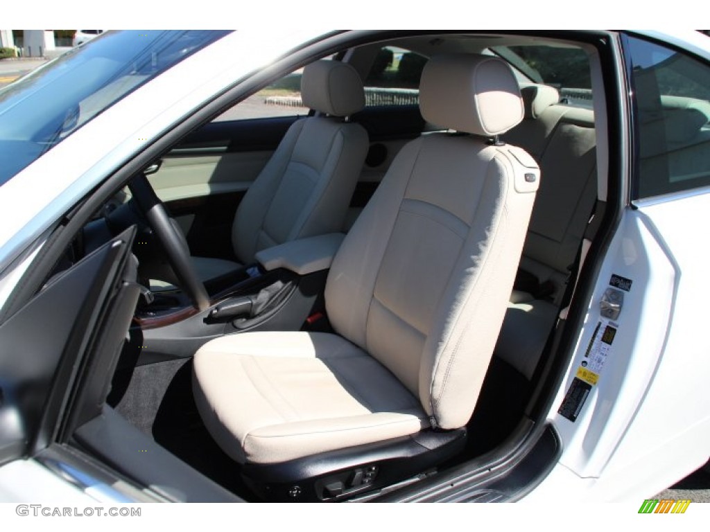 2011 3 Series 328i xDrive Coupe - Alpine White / Oyster/Black Dakota Leather photo #12