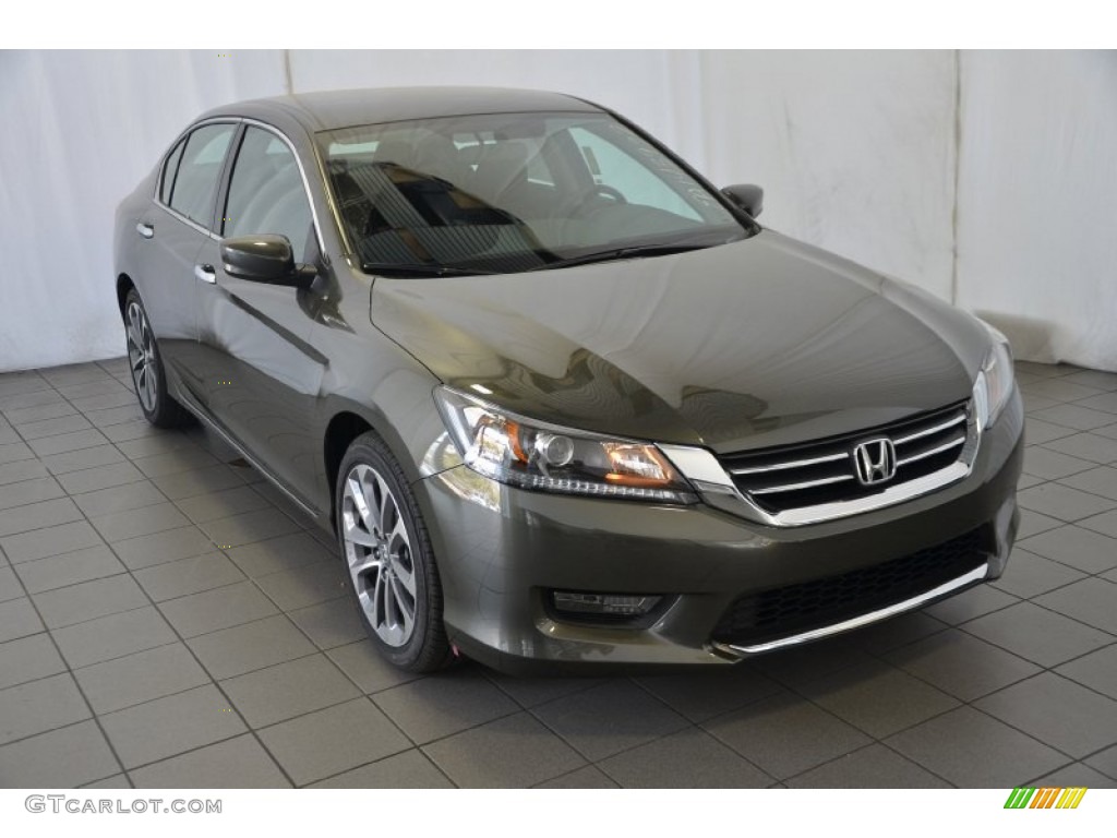 2014 Accord Sport Sedan - Hematite Metallic / Black photo #1