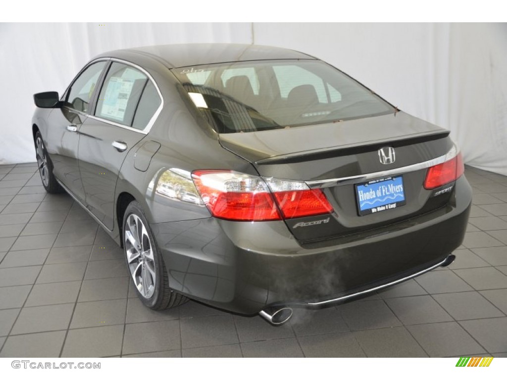 2014 Accord Sport Sedan - Hematite Metallic / Black photo #6
