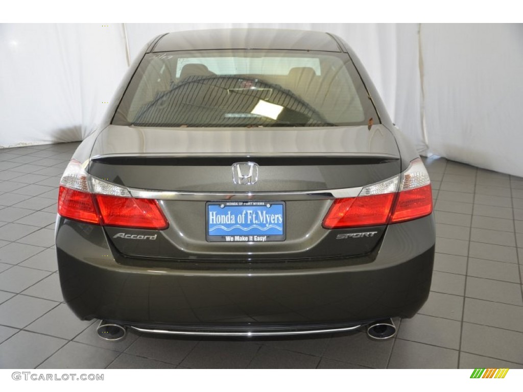 2014 Accord Sport Sedan - Hematite Metallic / Black photo #7