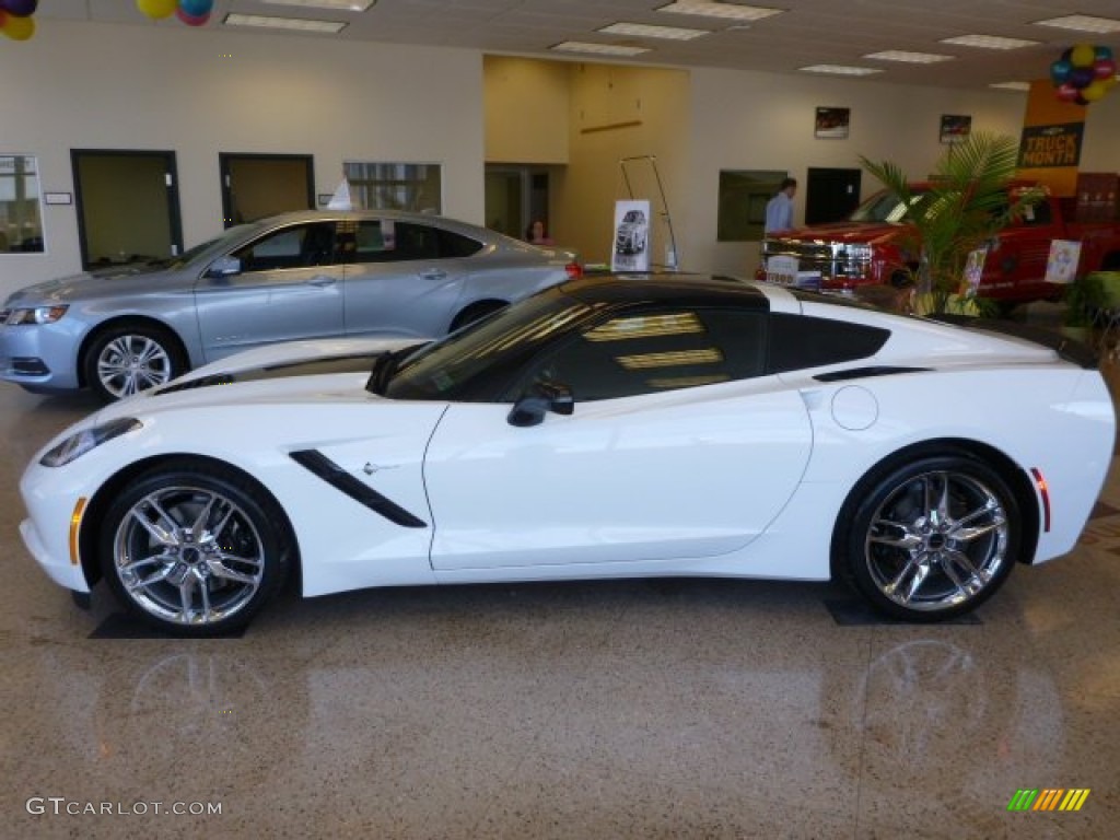 Arctic White 2014 Chevrolet Corvette Stingray Coupe Z51 Exterior Photo #92419664