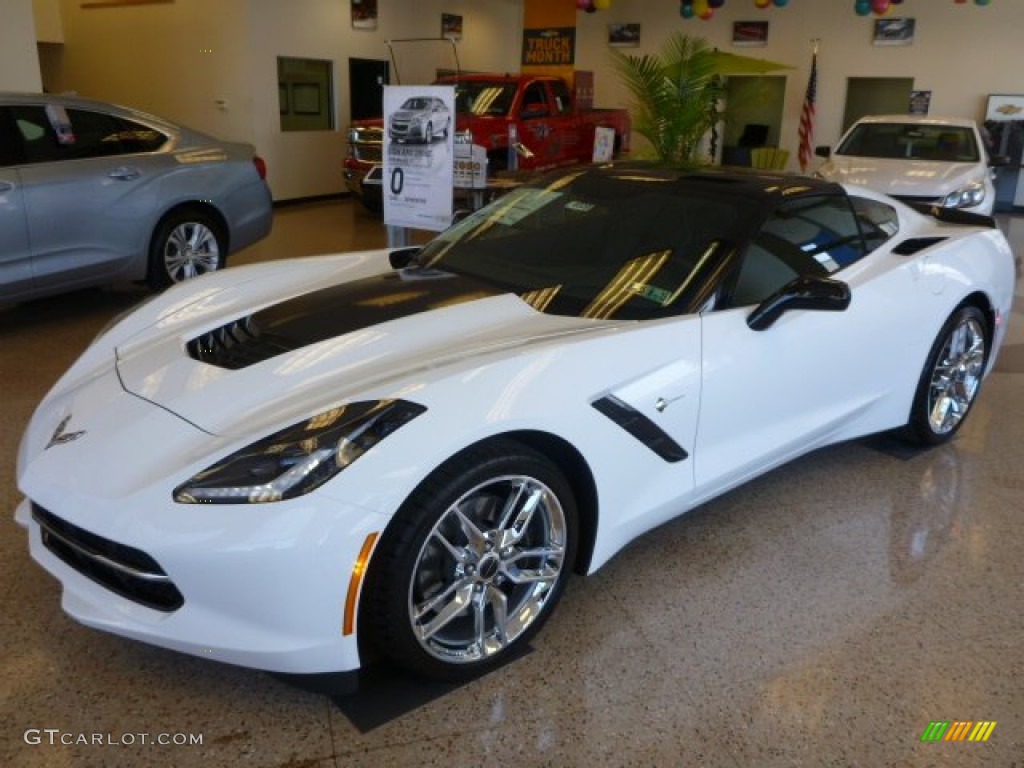 Arctic White 2014 Chevrolet Corvette Stingray Coupe Z51 Exterior Photo #92419686