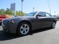 2014 Granite Crystal Metallic Dodge Charger SXT  photo #3