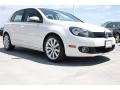 Candy White 2012 Volkswagen Golf 4 Door TDI