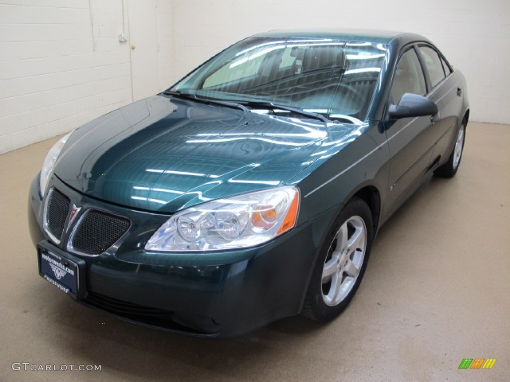 2007 G6 V6 Sedan - Emerald Green Metallic / Ebony photo #4