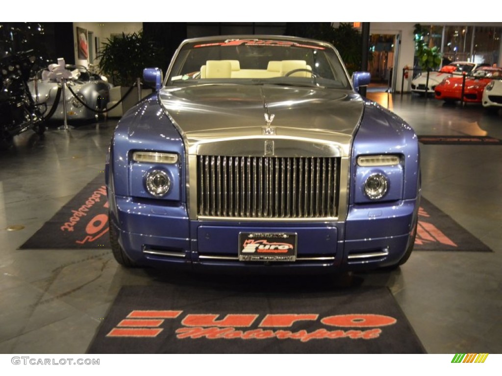 2008 Phantom Drophead Coupe  - Metropolitan Blue / Light Creme photo #2