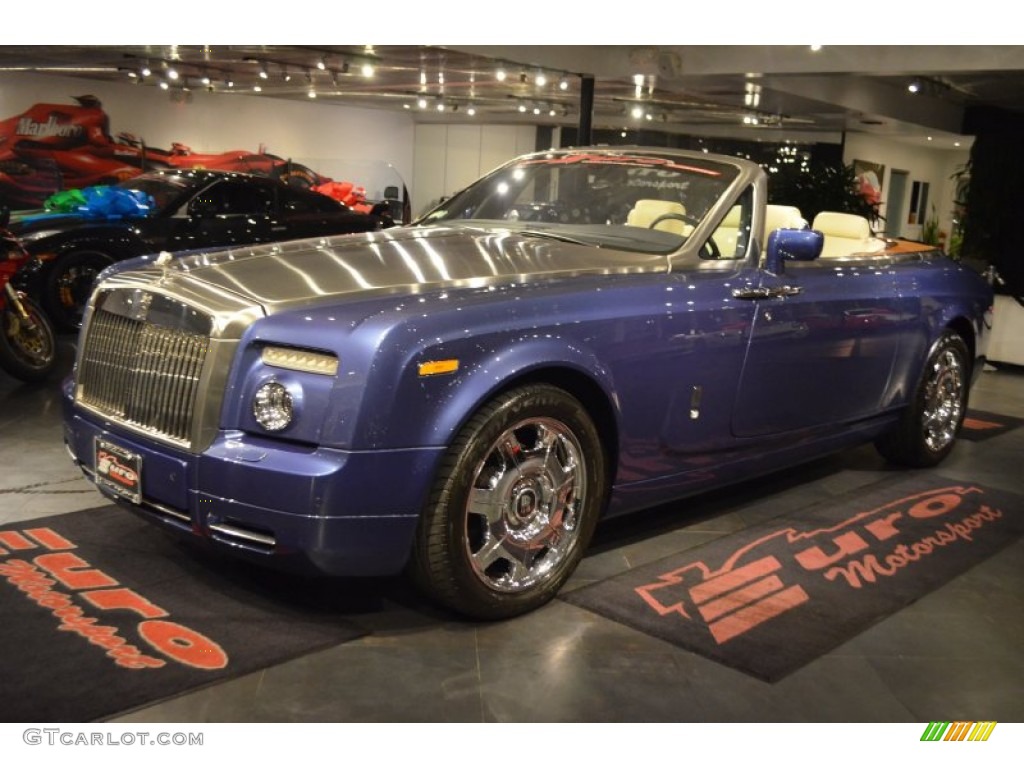 2008 Phantom Drophead Coupe  - Metropolitan Blue / Light Creme photo #7