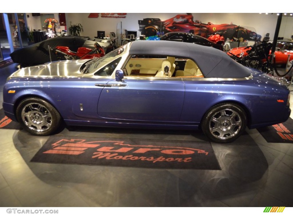 2008 Phantom Drophead Coupe  - Metropolitan Blue / Light Creme photo #34