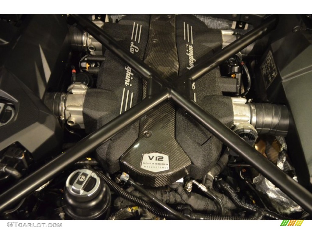 2012 Lamborghini Aventador LP 700-4 6.5 Liter DOHC 48-Valve VVT V12 Engine Photo #92429922