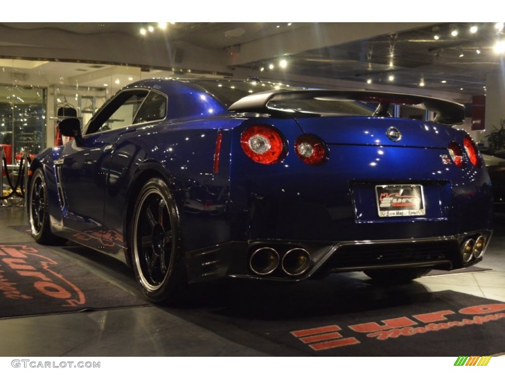 2014 GT-R Track Edition - Deep Blue Pearl / Track Edition Blue/Gray photo #4