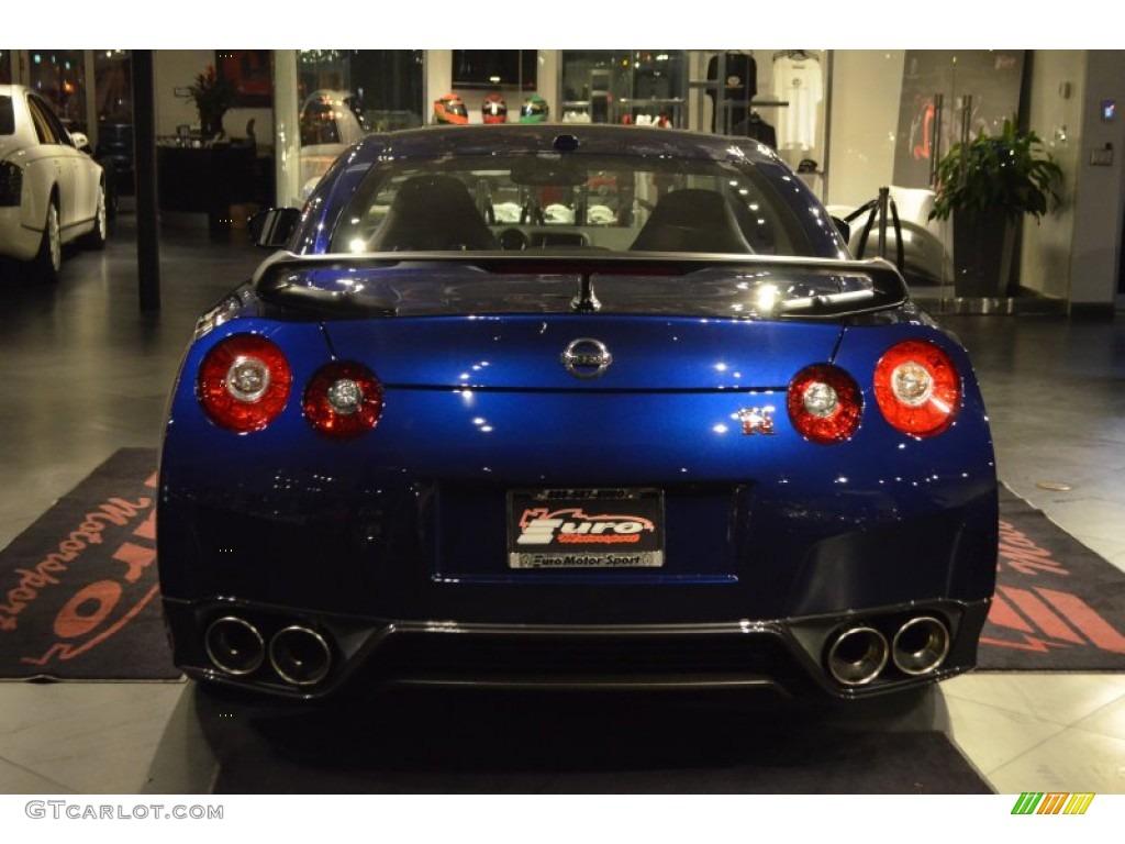 2014 GT-R Track Edition - Deep Blue Pearl / Track Edition Blue/Gray photo #5