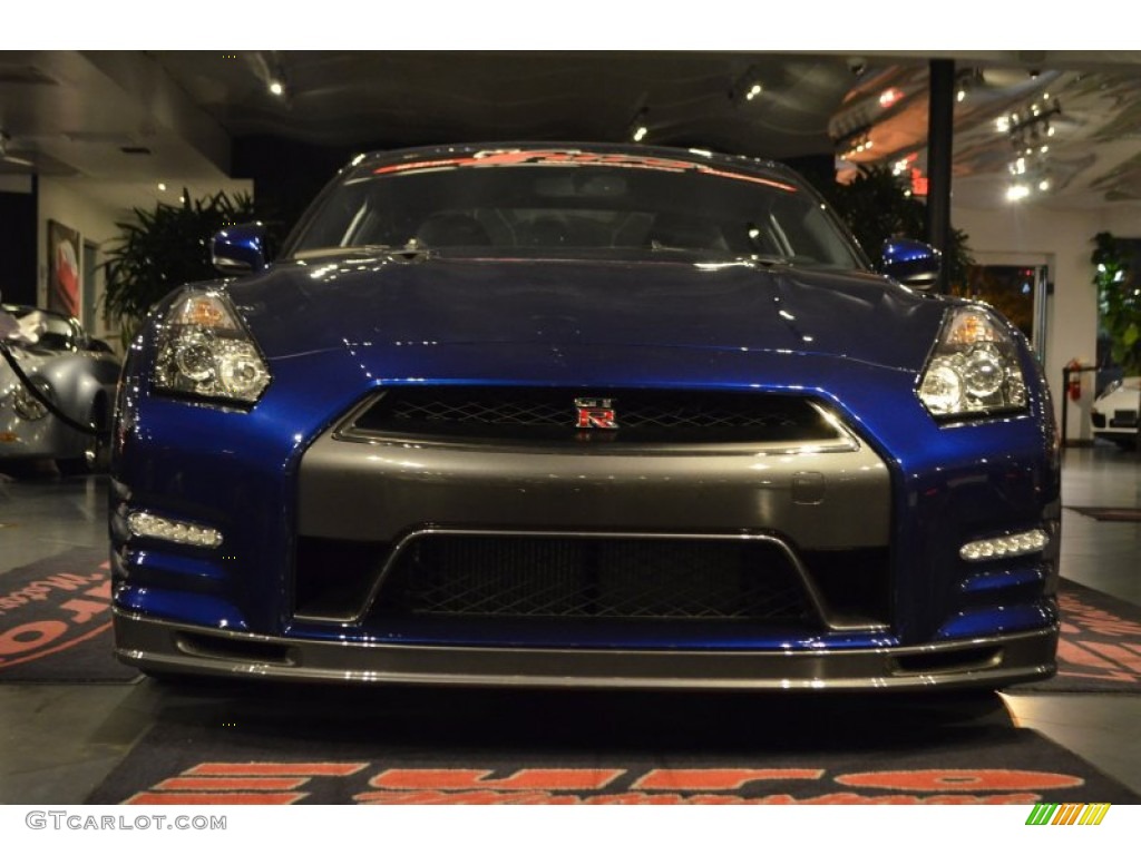 2014 GT-R Track Edition - Deep Blue Pearl / Track Edition Blue/Gray photo #11