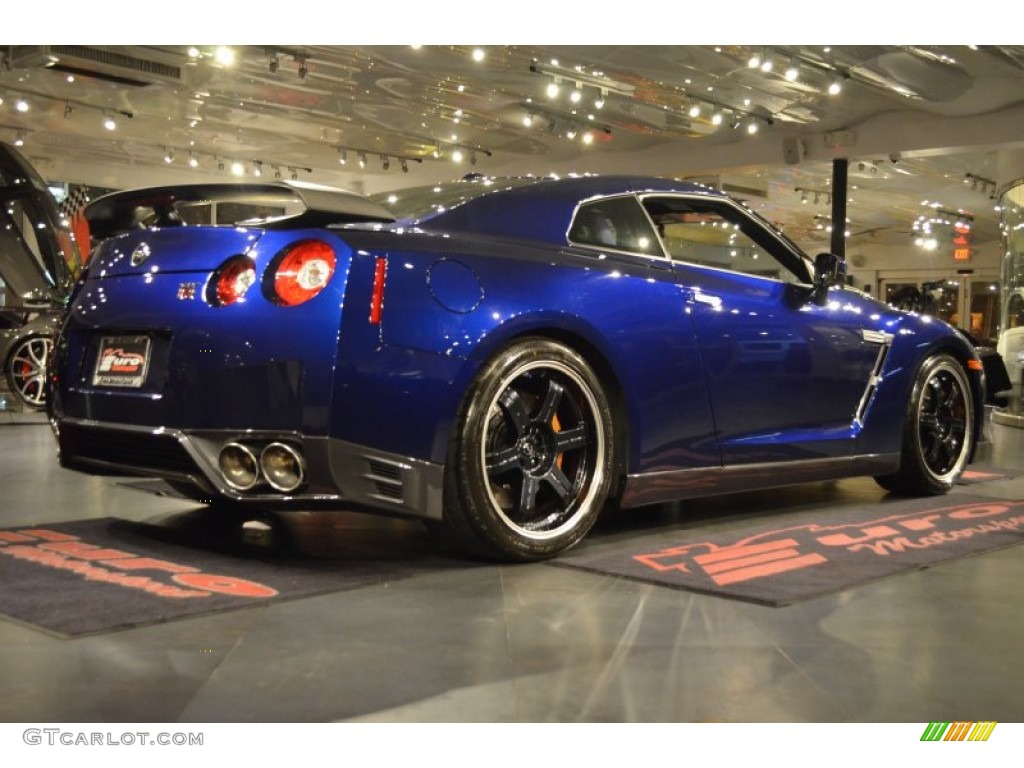 2014 GT-R Track Edition - Deep Blue Pearl / Track Edition Blue/Gray photo #27