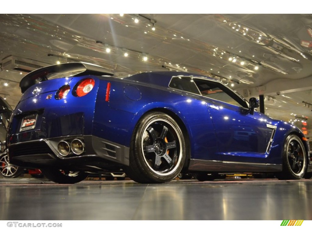 2014 GT-R Track Edition - Deep Blue Pearl / Track Edition Blue/Gray photo #28