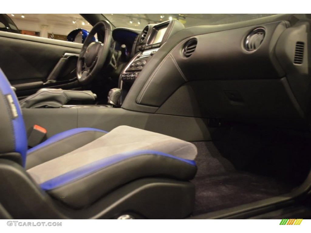 2014 GT-R Track Edition - Deep Blue Pearl / Track Edition Blue/Gray photo #35