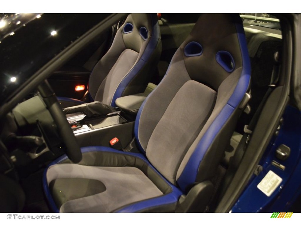 Track Edition Blue/Gray Interior 2014 Nissan GT-R Track Edition Photo #92430516