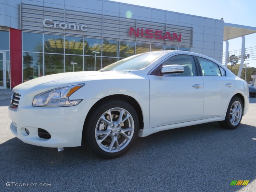 2014 Pearl White Nissan Maxima 3.5 SV 92388694 Photo 5