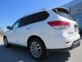 2014 Moonlight White Nissan Pathfinder SV  photo #3