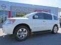 Pearl White 2014 Nissan Armada Platinum