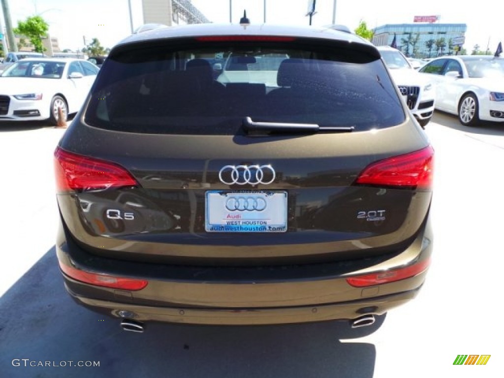 2014 Q5 2.0 TFSI quattro - Maya Brown Metallic / Black photo #6