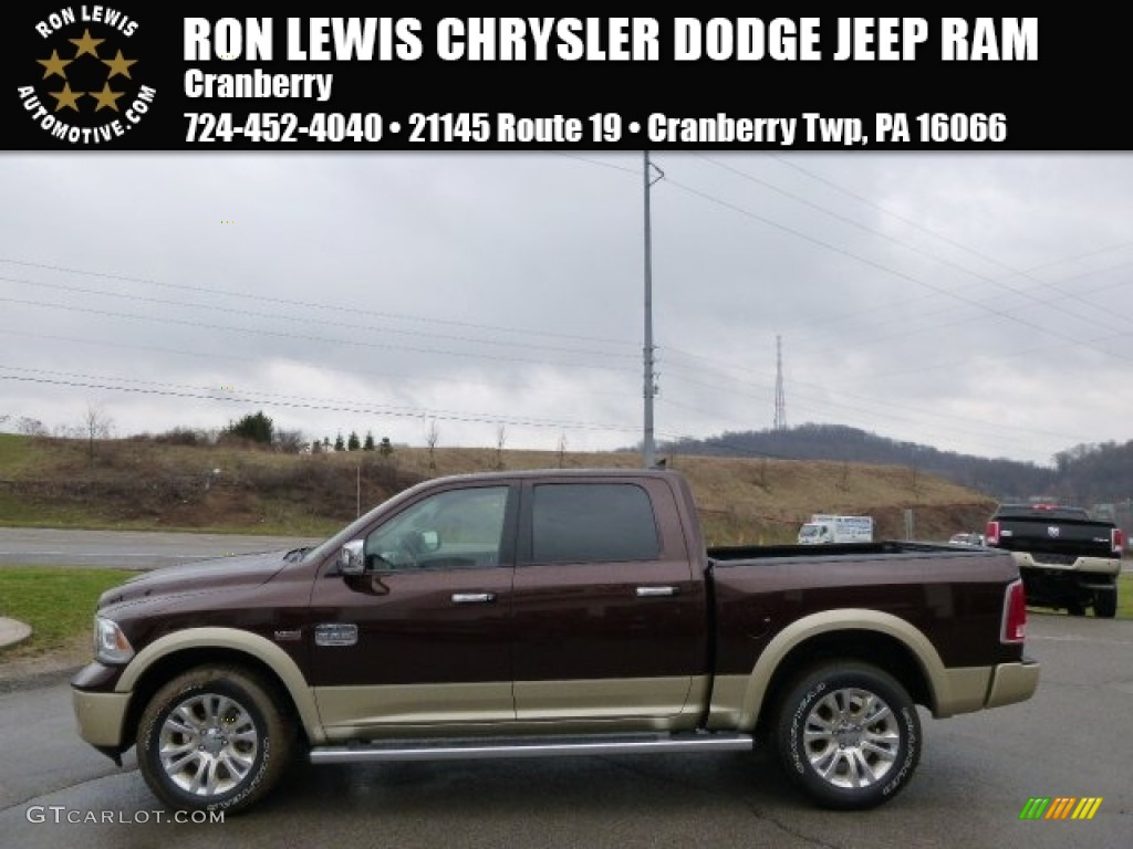 2014 Western Brown Ram 1500 Laramie Longhorn Crew Cab 4x4