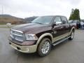 2014 Western Brown Ram 1500 Laramie Longhorn Crew Cab 4x4  photo #2