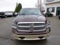 2014 Western Brown Ram 1500 Laramie Longhorn Crew Cab 4x4  photo #3