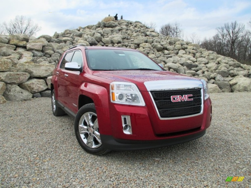 Crystal Red Tintcoat 2014 GMC Terrain SLE AWD Exterior Photo #92435614