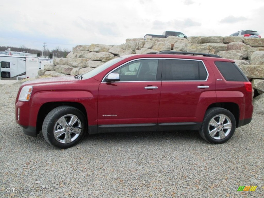 Crystal Red Tintcoat 2014 GMC Terrain SLE AWD Exterior Photo #92435665