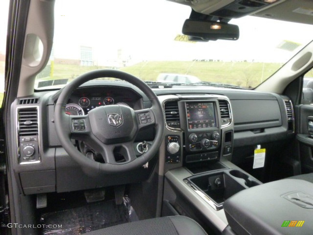 2014 1500 Sport Quad Cab 4x4 - Black / Black photo #14