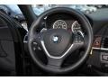 Black 2014 BMW X6 xDrive50i Steering Wheel