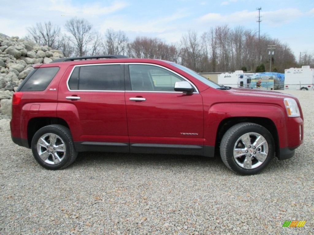 Crystal Red Tintcoat 2014 GMC Terrain SLE AWD Exterior Photo #92436322