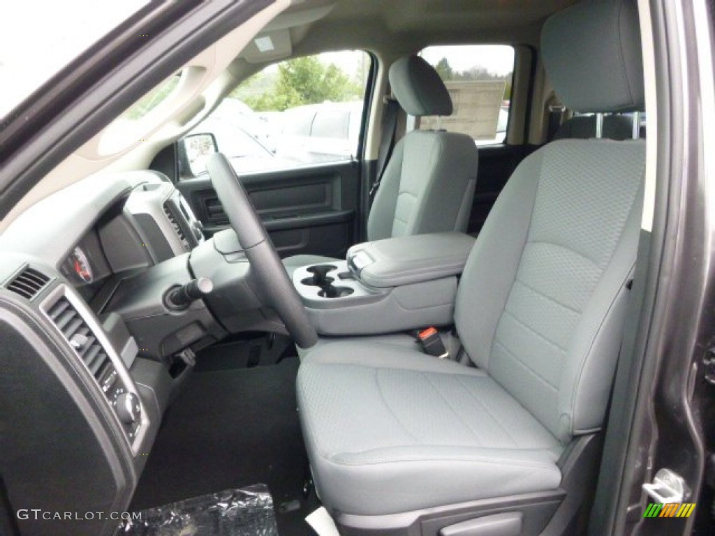 Black/Diesel Gray Interior 2014 Ram 1500 Express Quad Cab 4x4 Photo #92436577