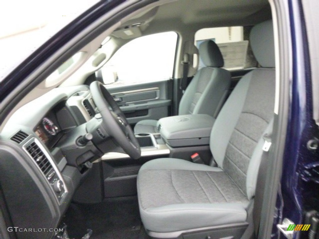 2014 1500 Big Horn Crew Cab 4x4 - True Blue Pearl Coat / Black/Diesel Gray photo #10