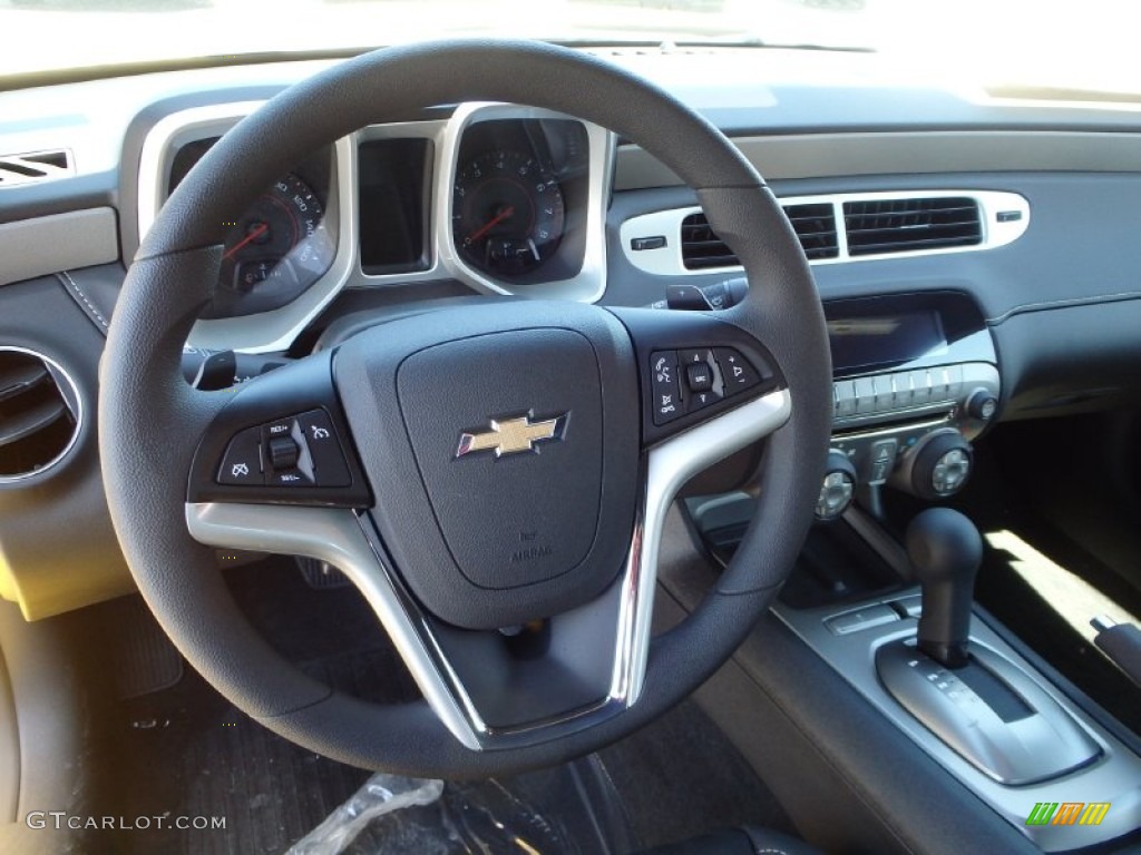2014 Camaro LS Coupe - Bright Yellow / Black photo #6