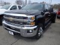 Black 2015 Chevrolet Silverado 3500HD LTZ Crew Cab Dual Rear Wheel