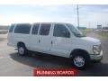 Oxford White - E Series Van E350 Super Duty XLT Extended Passenger Photo No. 5