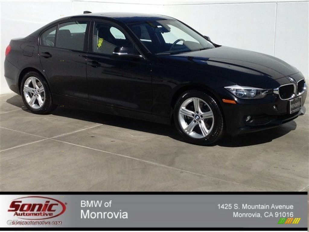 2014 3 Series 320i Sedan - Jet Black / Black photo #1