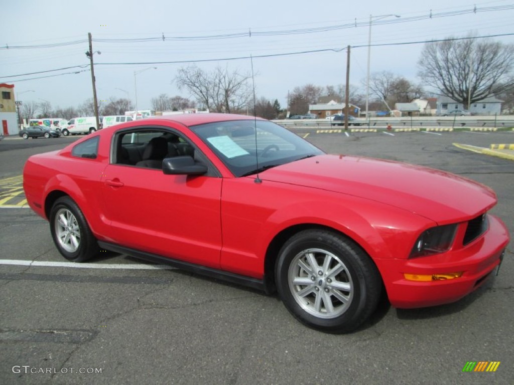 Torch Red 2006 Ford Mustang V6 Premium Coupe Exterior Photo #92442184