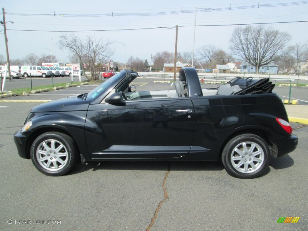 2007 PT Cruiser Convertible - Black / Pastel Slate Gray photo #3