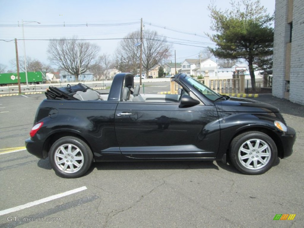 2007 PT Cruiser Convertible - Black / Pastel Slate Gray photo #9