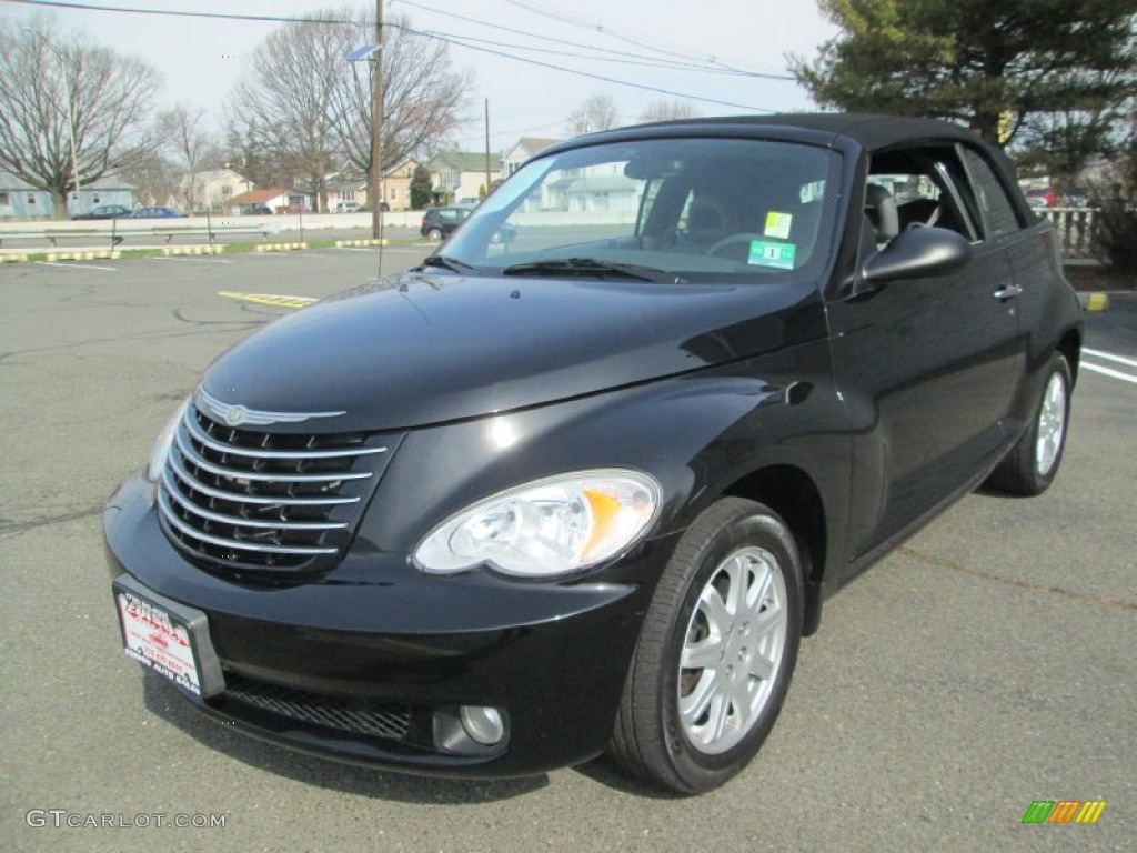 2007 PT Cruiser Convertible - Black / Pastel Slate Gray photo #12