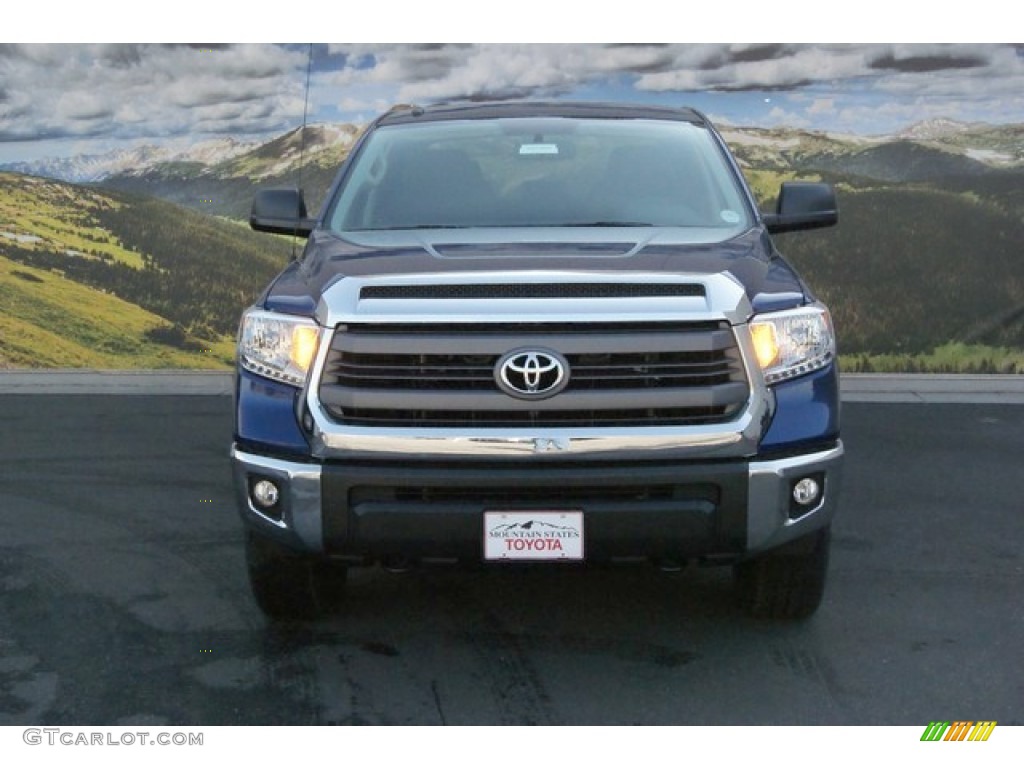 2014 Tundra SR5 TRD Crewmax 4x4 - Blue Ribbon Metallic / Black photo #2